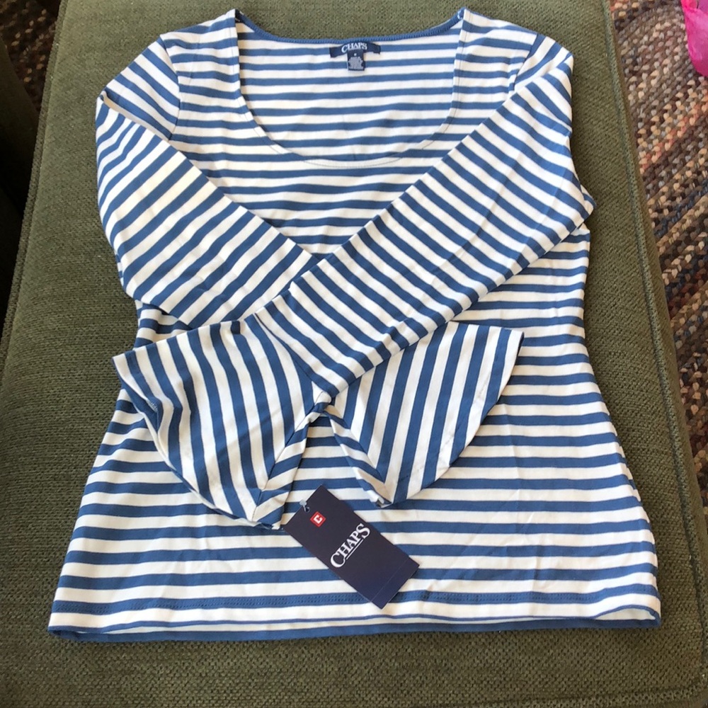 NWT Chaps Stripe Shirt